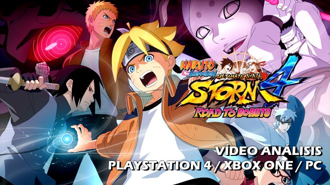 Cartel Naruto Shippuden Ultimate Ninja Storm 4 Road to Boruto