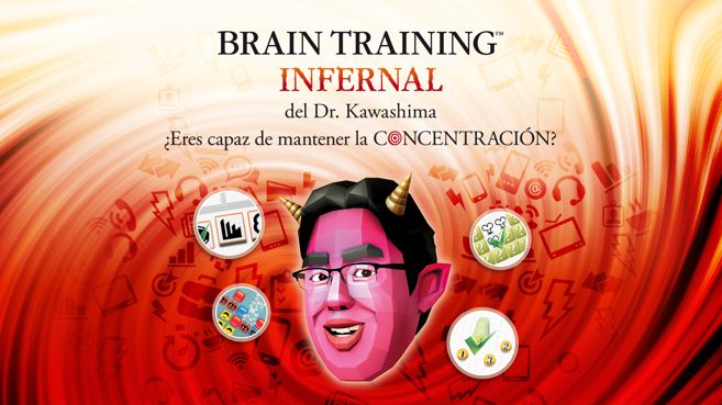 Cartel Brain Training Infernal del Dr. Kawashima Interior