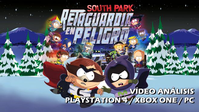 Cartel South Park Retaguardia en Peligro