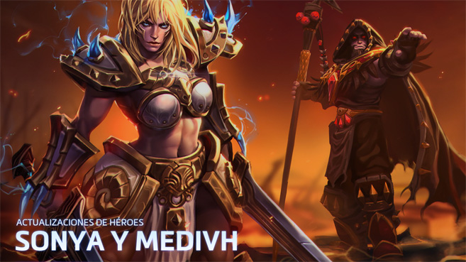 Heroes of the Storm Sonya y Medivh