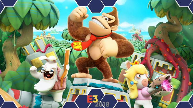 Mario + Rabbids Kingdom Battle Donkey Kong Adventure E3 Principal