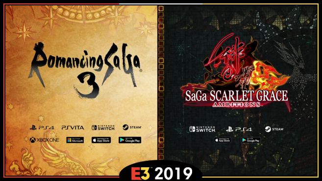 Romancing SaGa 3 y SaGa Scarlett Grace Ambitions E3 2019