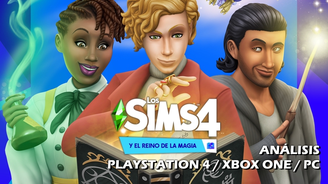 Cartel Los Sims 4 y el Reino de la Magia