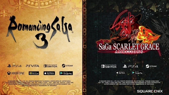 Romancing Saga 3 y Saga Scartel Grace Ambitions