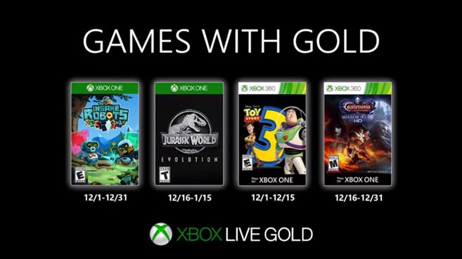 Games with Gold Diciembre 2019