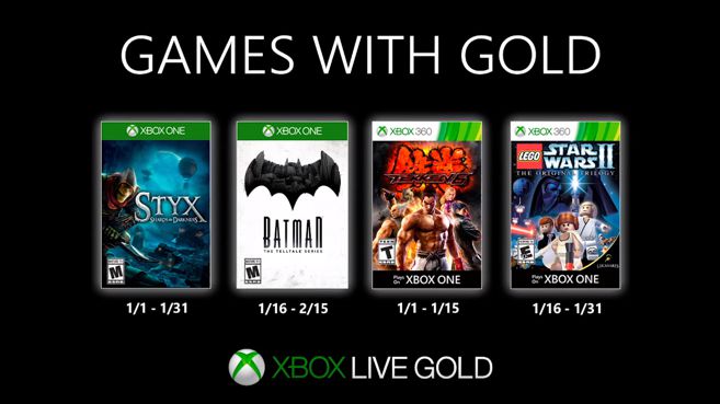 Games With Gold Enero 2020