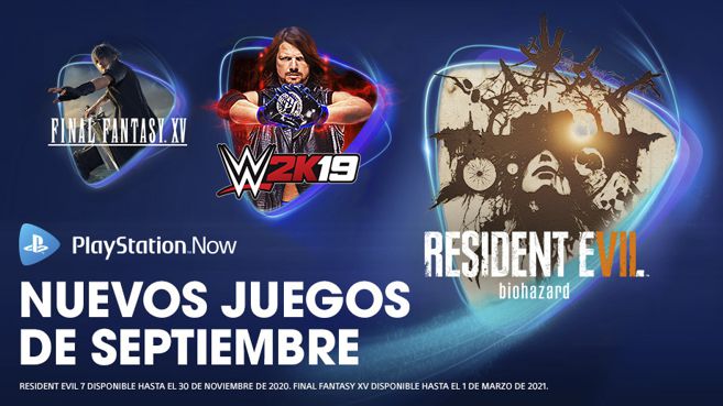 PS Now Septiembre 2020